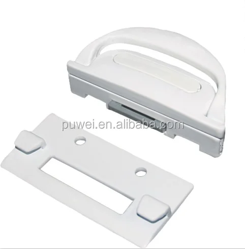 PWS American Style Security UPVC Vertical Sliding Window lock Spring Push lock