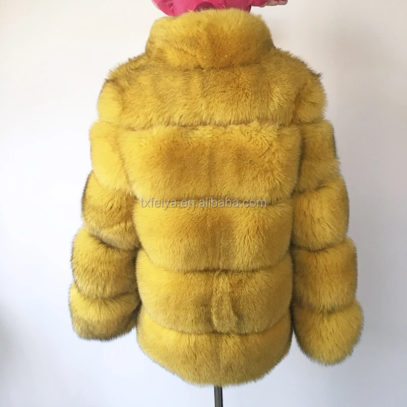 2020 Queen Fur Natural Fur Coats Women Copenhagen Fox Fur Coat