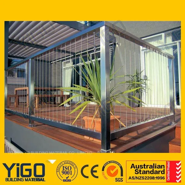 алюминиевые перила цены/стекло и алюминиевые перила балкона