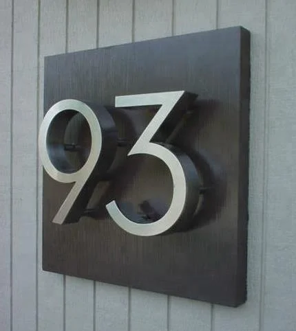 Hot Sales House Numbers Acrylic Number Sign for Indoor Led Sign for Building Signs