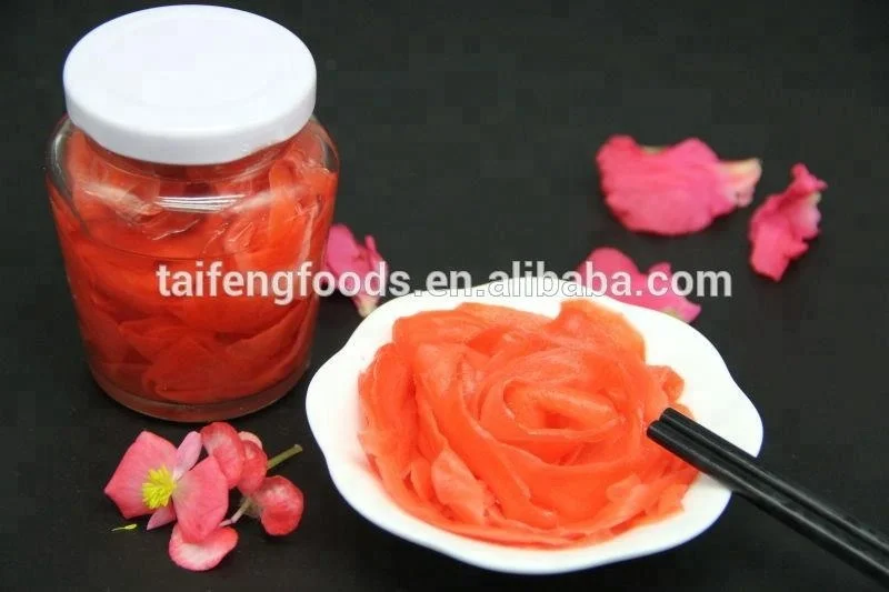 sweet and vinegar pickled sushi ginger wholesale