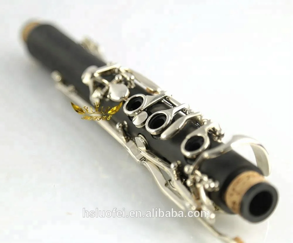 Musical instrument ABS body 17 keys nickel plated G tone clarinet