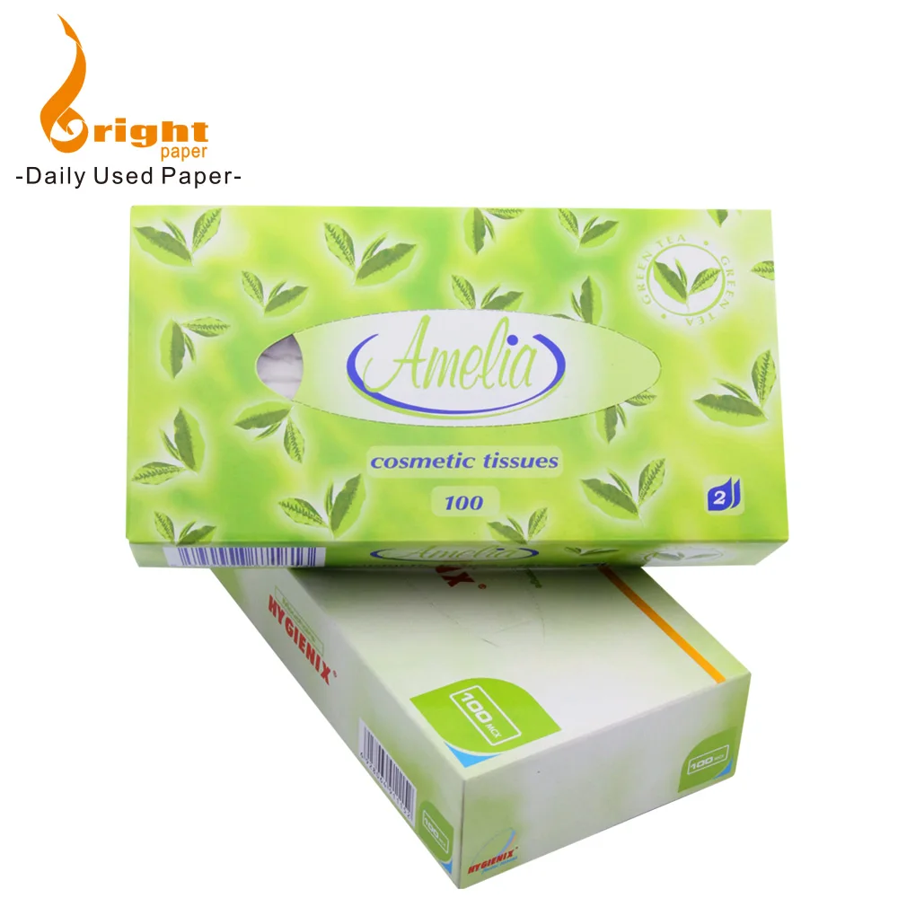 Custom Disposable Paper New Product Virgin Pulp 3ply Facial Tissue Papers Tissu Paper Sheet