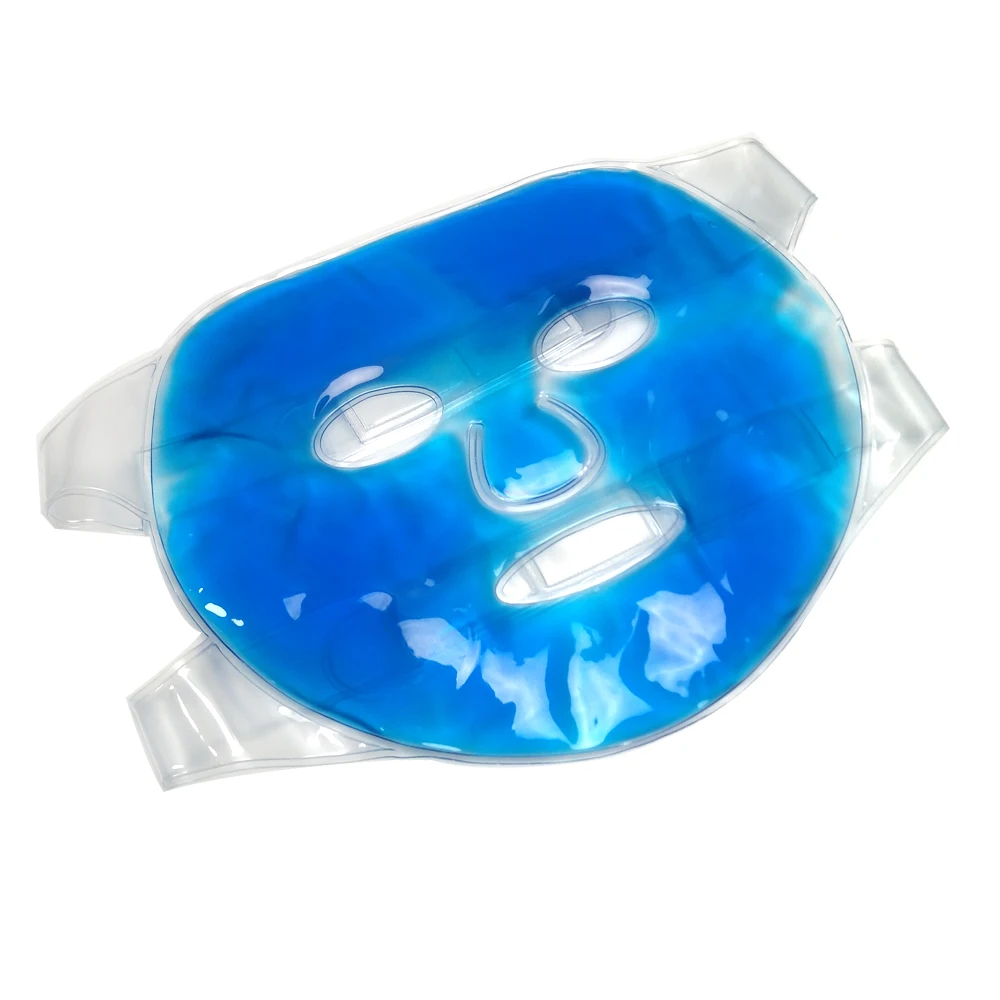 new medical product microwave hot and cold cooling facial gel mask for personal care