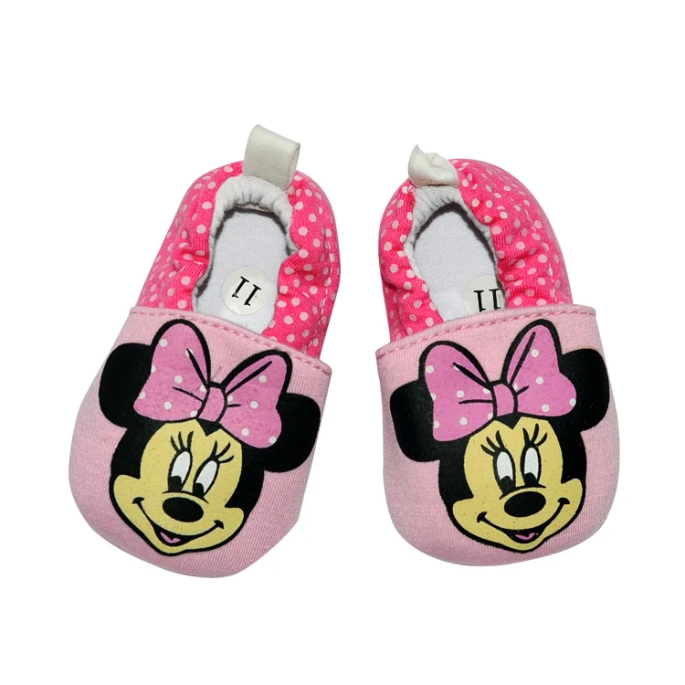 Best Price High Quality Lovely Cartoon Printed Cotton Baby Shoes G16121