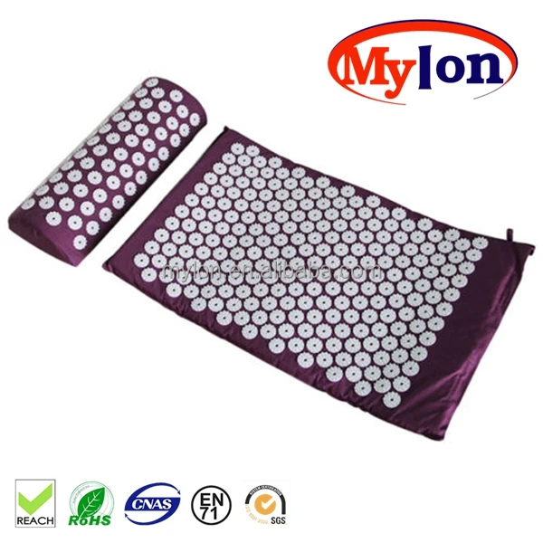 Hot Sell Eco-friendly Health Massage Acupressure Mat And Pillow