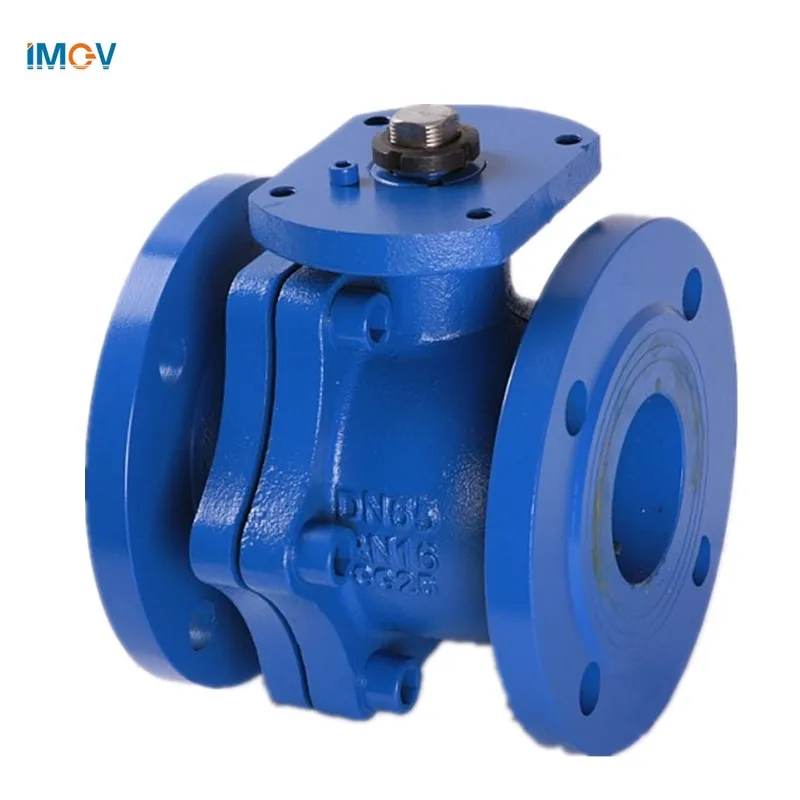 High Quality and Good Price FC200 1 Inch Cast Iron JIS 10k 2pcs Flange Ball Valve CE Approval