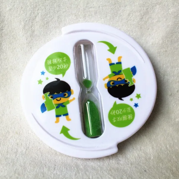 
Customer design plastic promotional shower sand timer with logo 