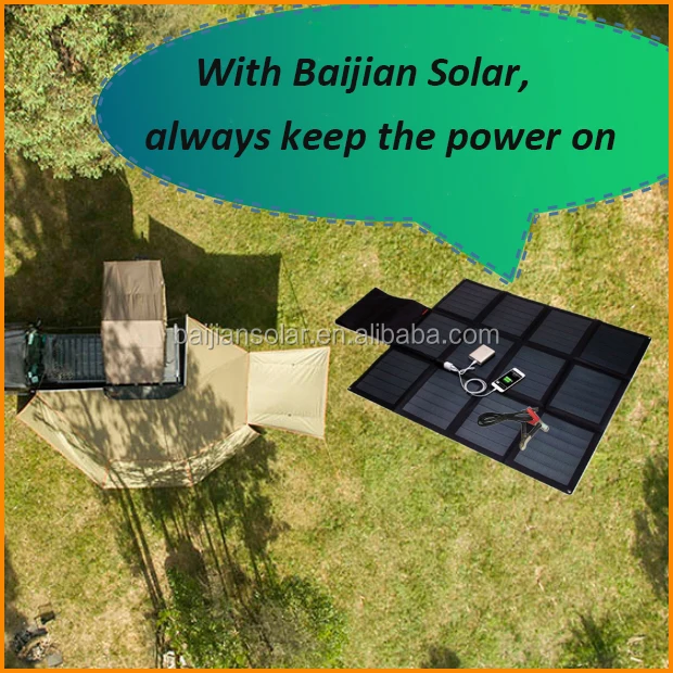 Складное уличное солнечное зарядное устройство ETFE