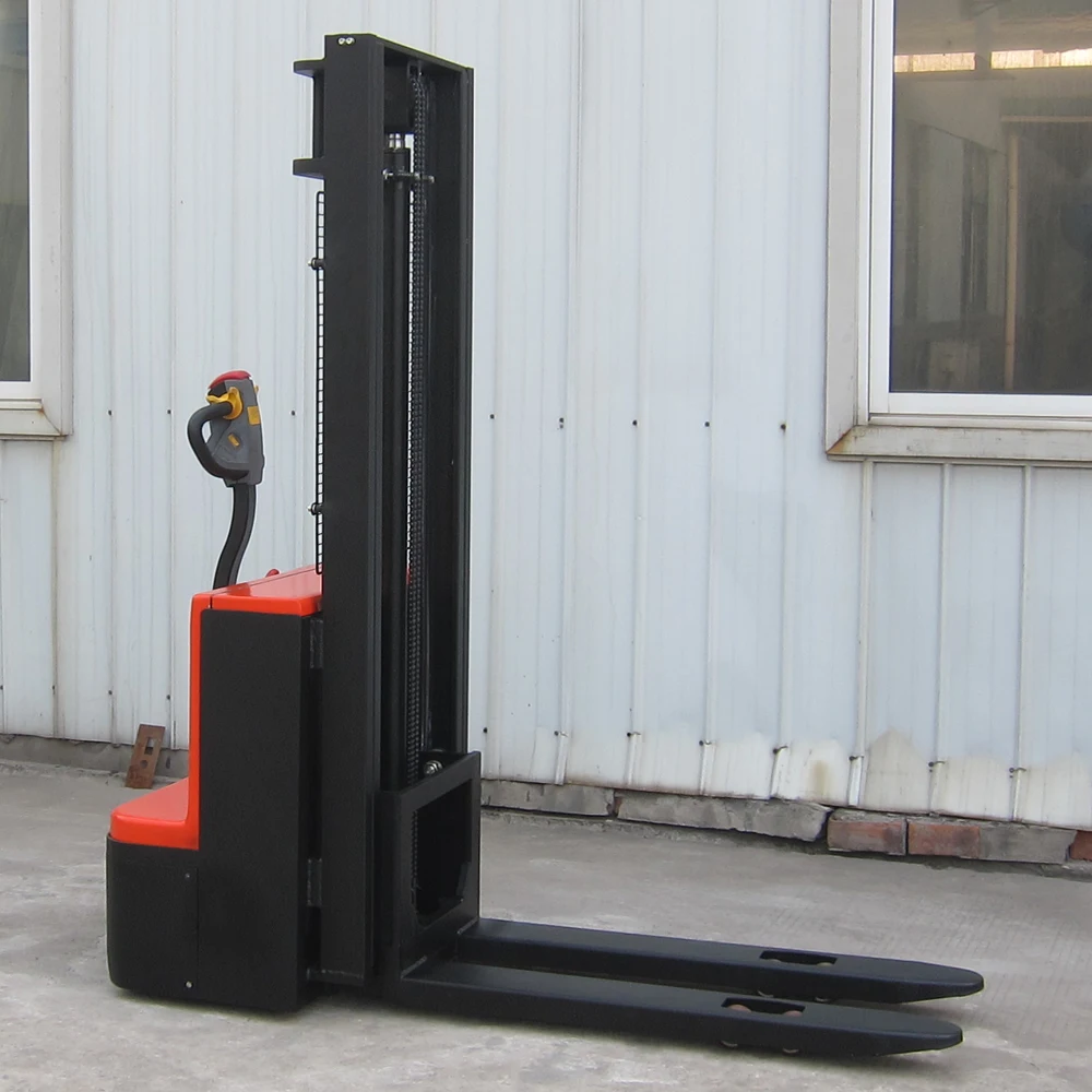 Fully electric pallet stacker battery mini forklift pallet truck