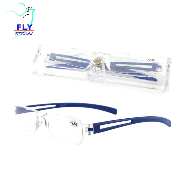 Manufacturers cheap optical frame wholesales eyewear pocket reading glasses with case