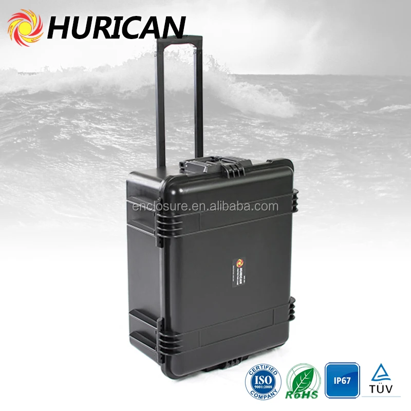 
IP67 Protective waterproof shockproof case with handle and wheels / Heavy Duty Transport case 