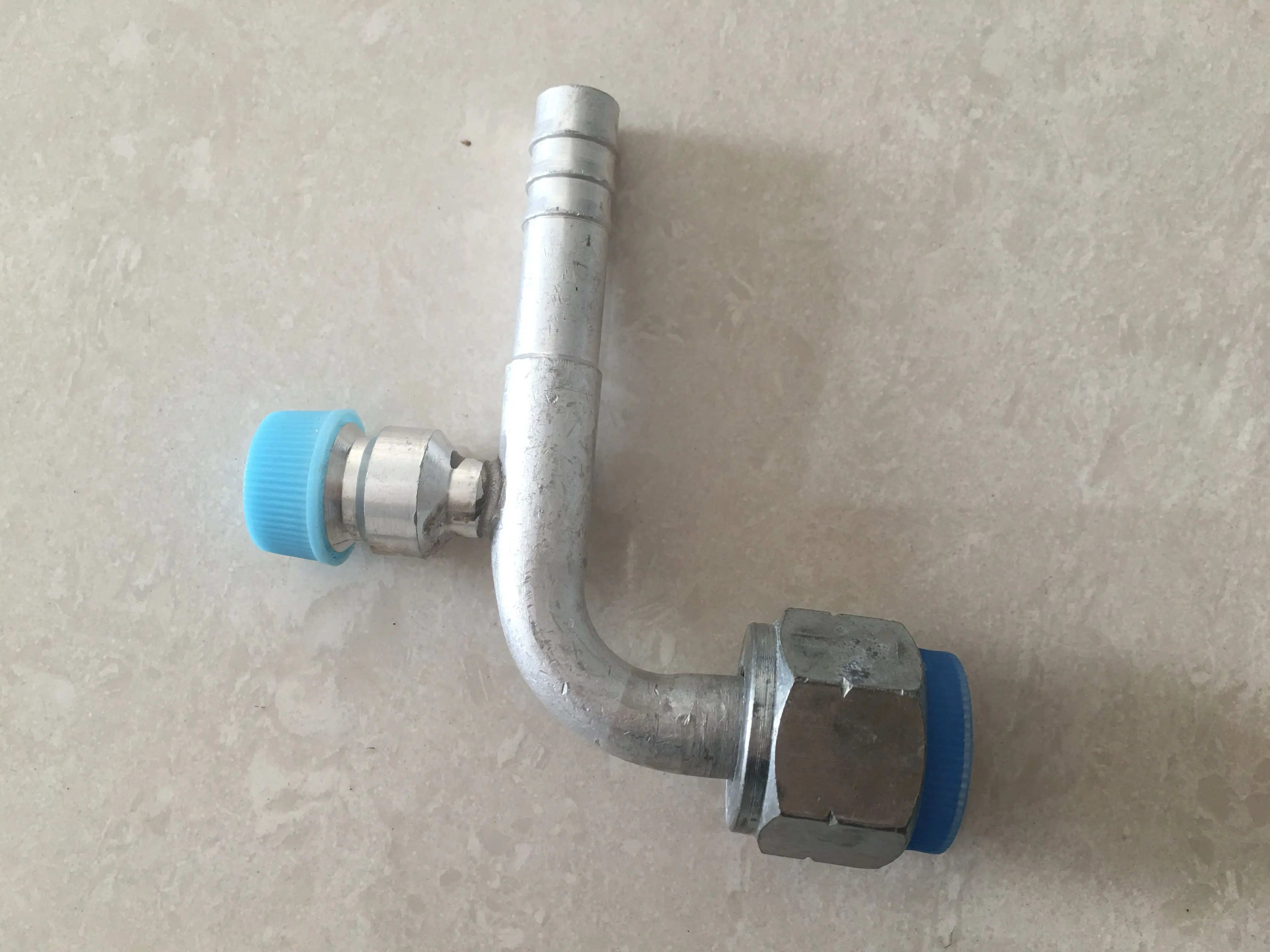 Aluminum air conditioning hose fitting