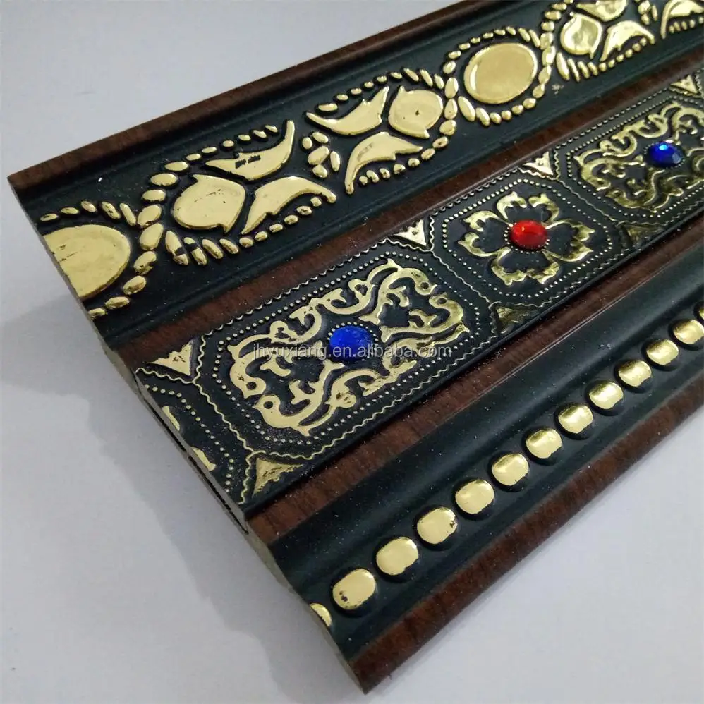 jinhua yuxiang decorative material factory plastic crown cornice yiwu china