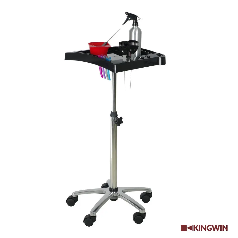 Durable Black Salon Service Tray