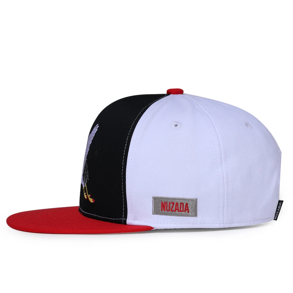 
Embroidered Korean Flying Crane Contrasting Color Stitching Hip Hop Hat Male and Female Neutral Popular Logo Baseball Cap 