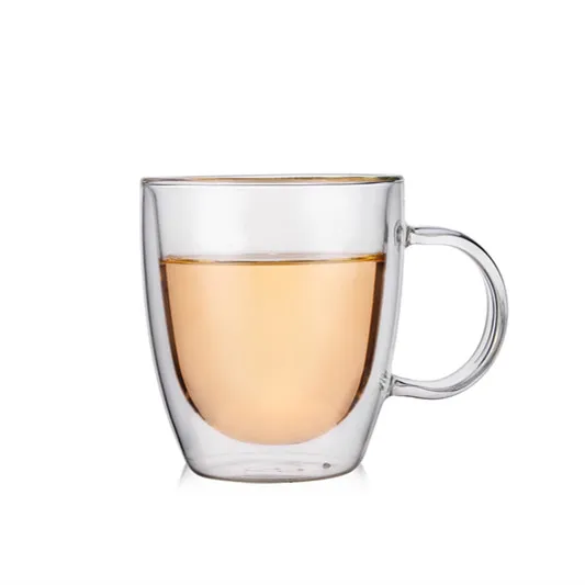 Оптовая продажа изготовленная на заказ термостойкая семейная стеклянная чашка с ручкой 300