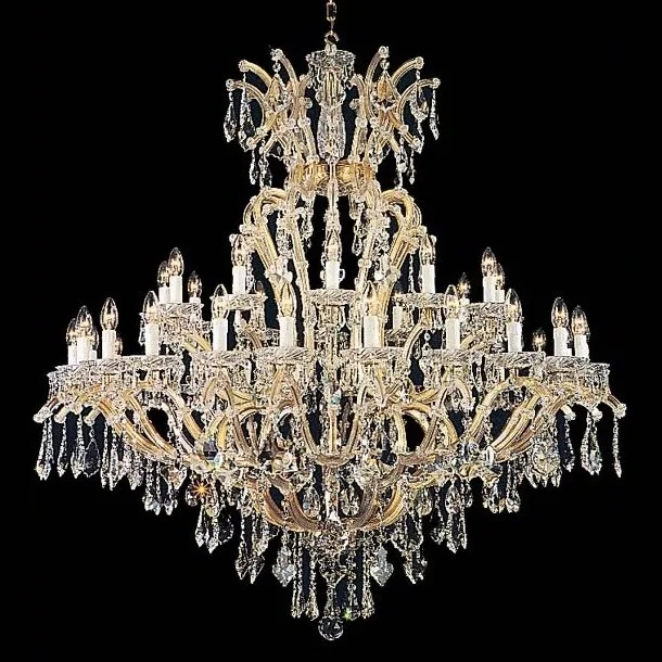 130cm wide Large Zhongshan factory villa wedding ballroom maria theresa  foyer big chandelier hotel lamp luxury