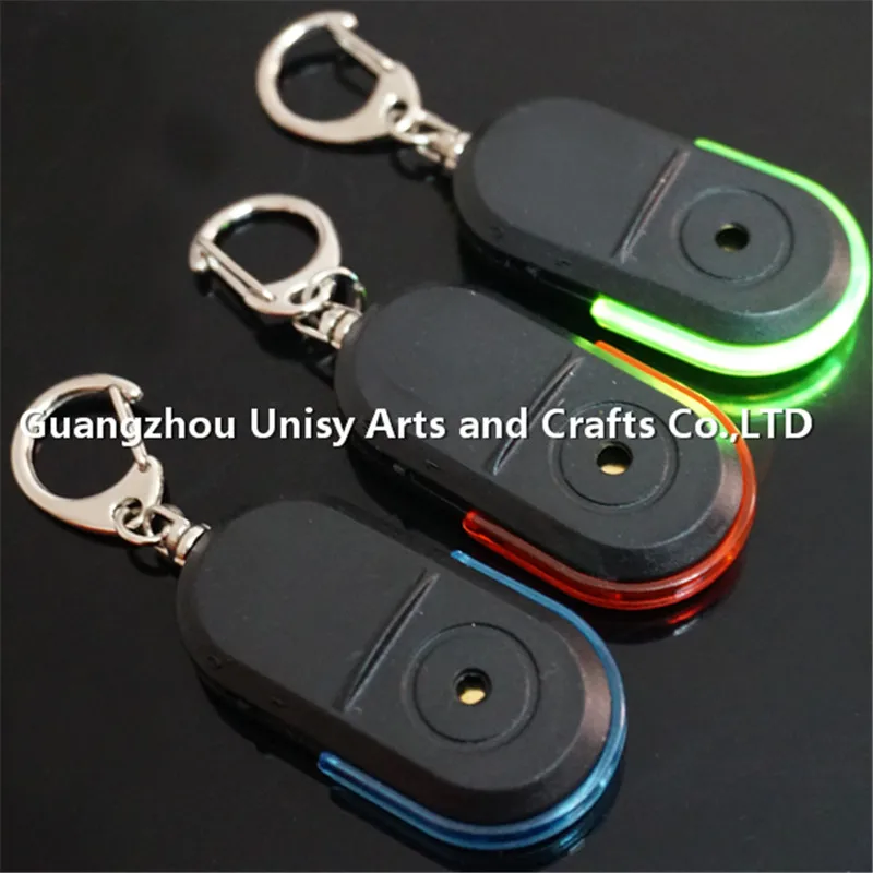 Finder LED Illuminated Object Finder Anti-lost Device Whistle Sensor Keychain