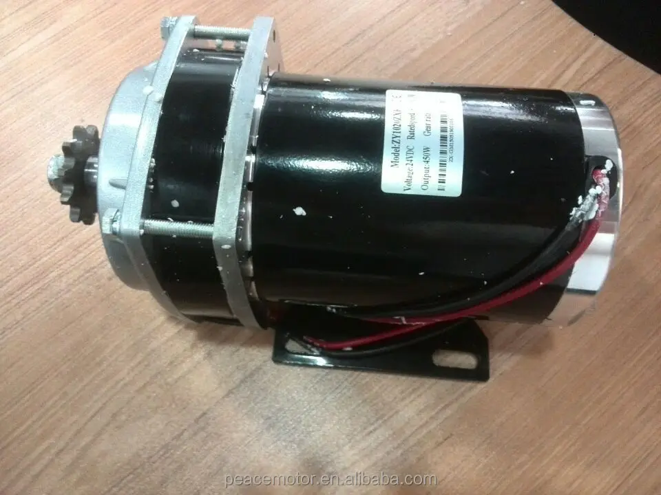 ZY6812 brush PMDC motor with gearbox reducer 12v 24v for electric tool and Golf car