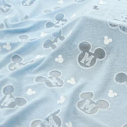 Высокое качество, оптовая продажа, новый светло-голубой симпатичный Микки Маус, удобная сгоревшая ткань