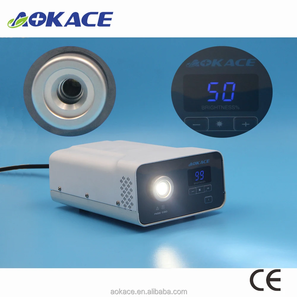 Surgical operating portable led cold light source for Olympus microscopes
