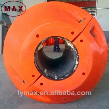 Offshore dredging pipe float for hose line suction / discharge