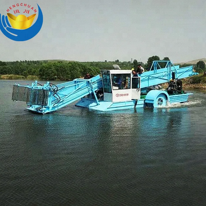 
Seaweed harvesting boats Aquatic weed harvester for sale 