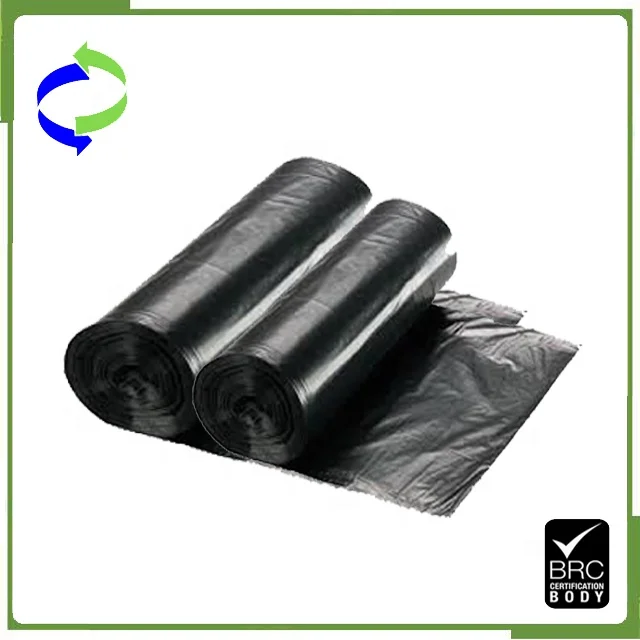
Supply Custom Plastic Black Garbage Bags/Trash Bag/Trash Can Liner 
