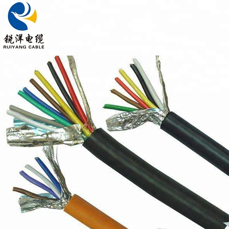 RVVP Cable/Multi-core Shielded Flexible Electrical Cable/Pvc Insulated And Screened Control Cable