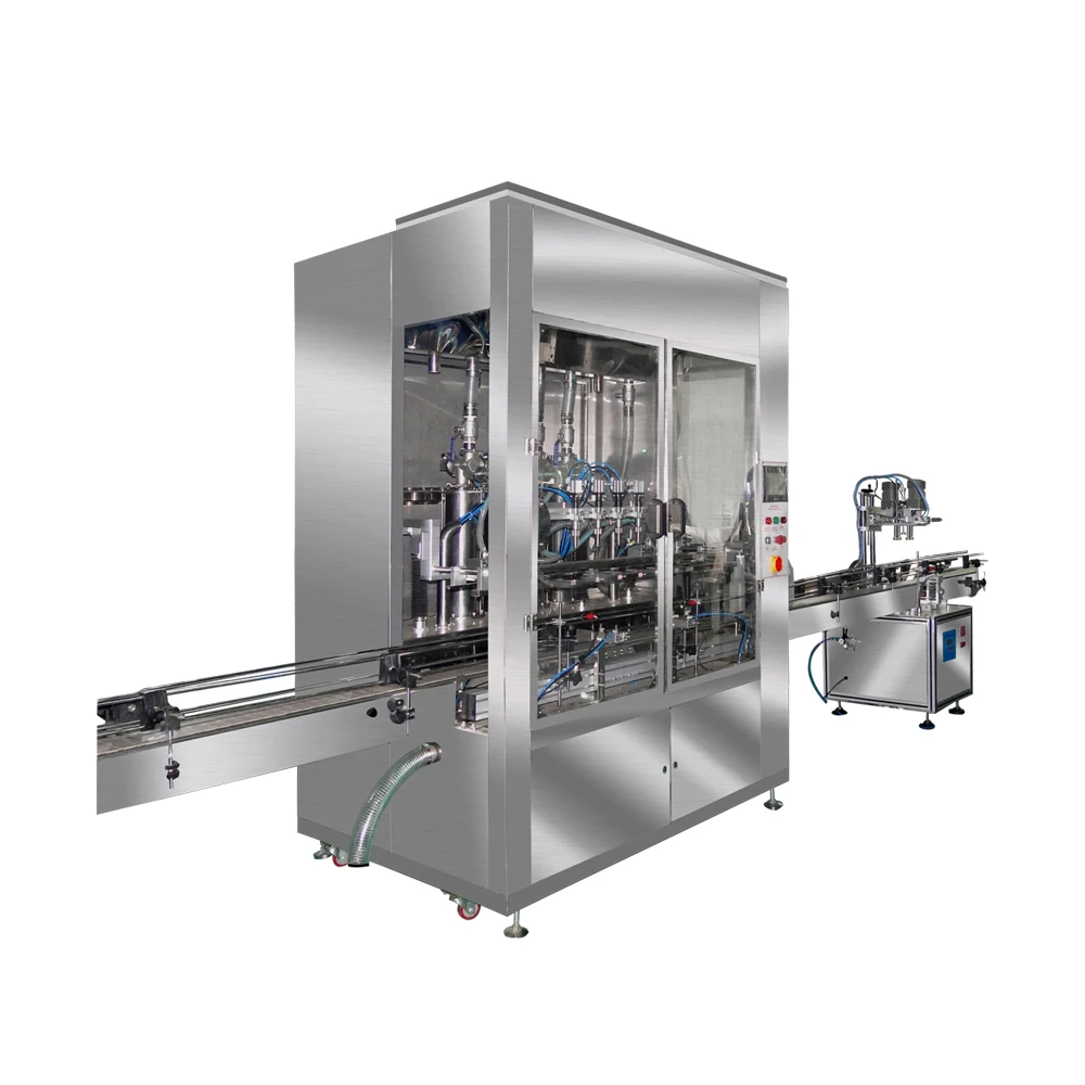 
Large capacity and high efficiency Automatic bottle water production line piston honey detergent cream liquid Filling Machine 