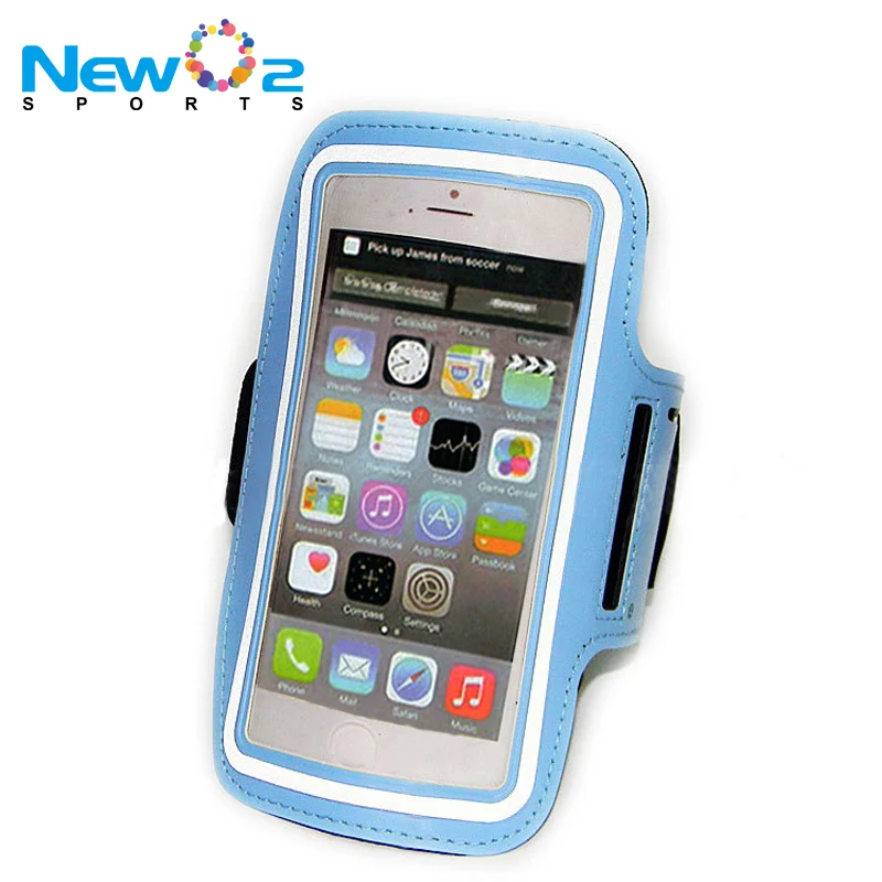 Colorful sport running PU and neoprene mobile phone armband for outdoor running fitness gym