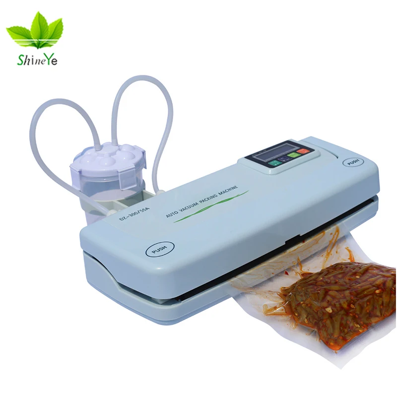 shineye Kitchen appliance DZ-300 sous vide food saver small commercial vacuum packing sealing machine