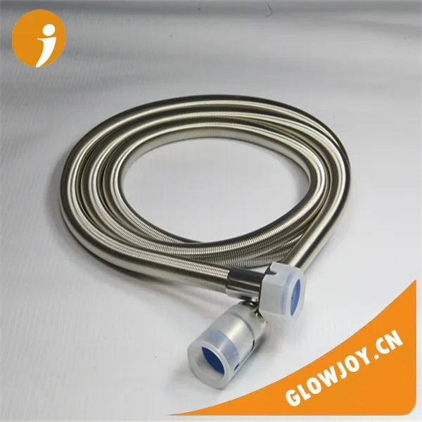 (GJ-YF013)Glowjoy stainless steel spring 1.5m flexible shower hose