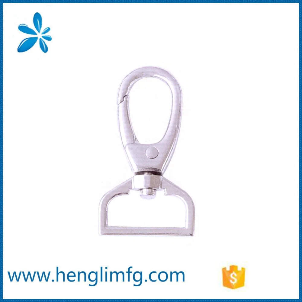 Bag hardware swivel snap hook bull dog collar hook