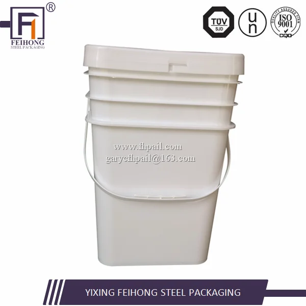 
wholesale factory price plastic 5,8,10,16,18,20 liter paint bucket 