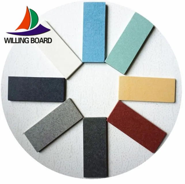 through color fibre cement panel for exterior cladding
