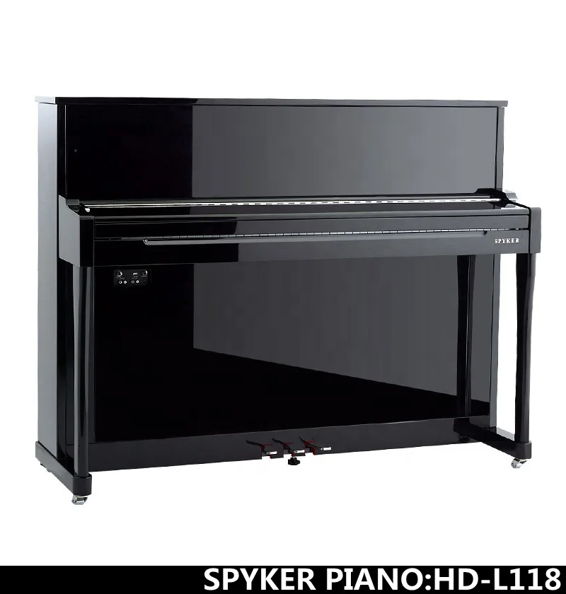 SPYKER High Quality Black Polish Upright Digital Piano HD-L118