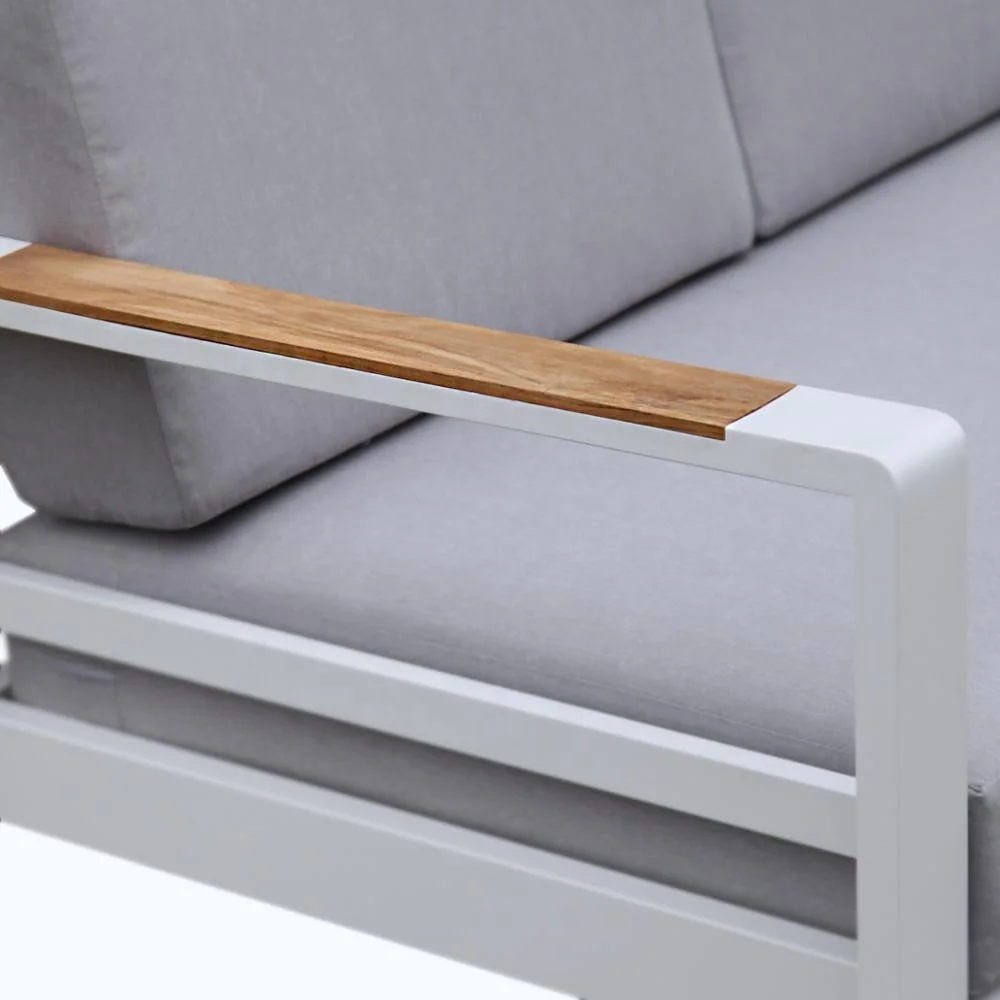 JK3070 luxury sectional sofa aluminum outdoor sofa set Lounge set garden furniture set round sofa