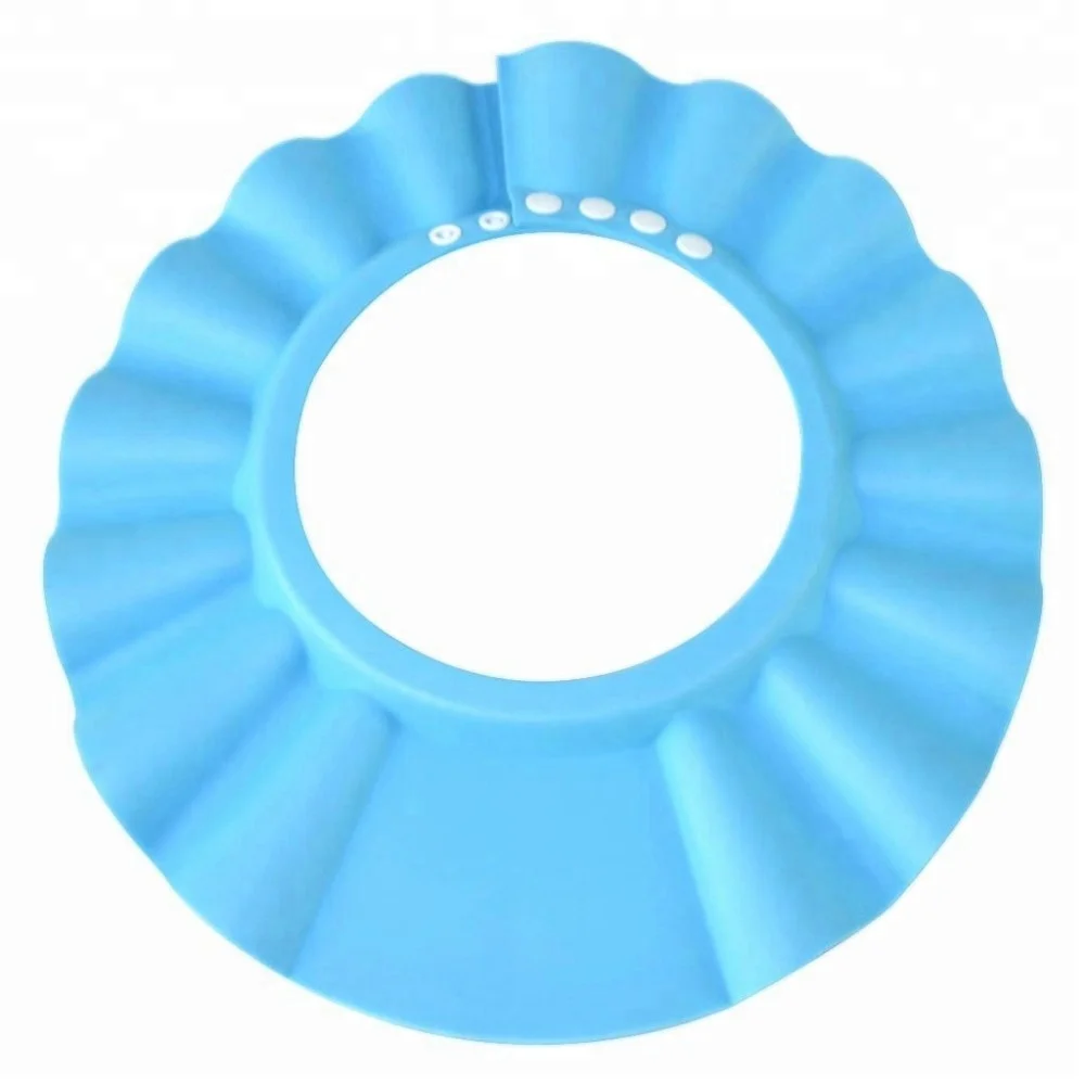 
Silicone Waterproof Cap reusable soft reusable Safety Bath Visor Cap for toddler baby shower cap protect Kids Eye Ear Mouth 