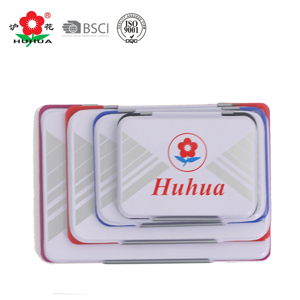 182 huhua office metal case stamp pad refill ink stamp pad
