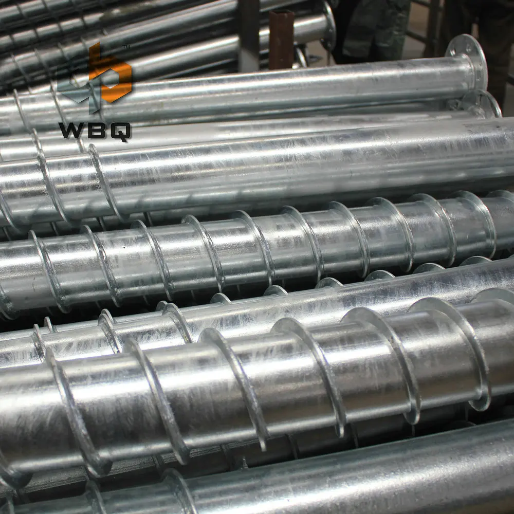 OEM factory supplier galvanized ground earth screw anchor for solar system, fence