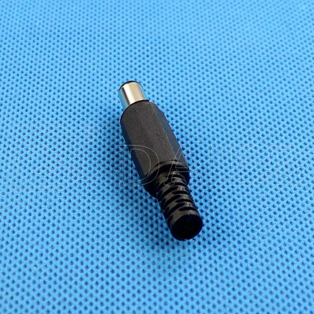 Black 2.5mm Male DC Power Jack Solder Connector Adapter 5.5MM DC Power Plug