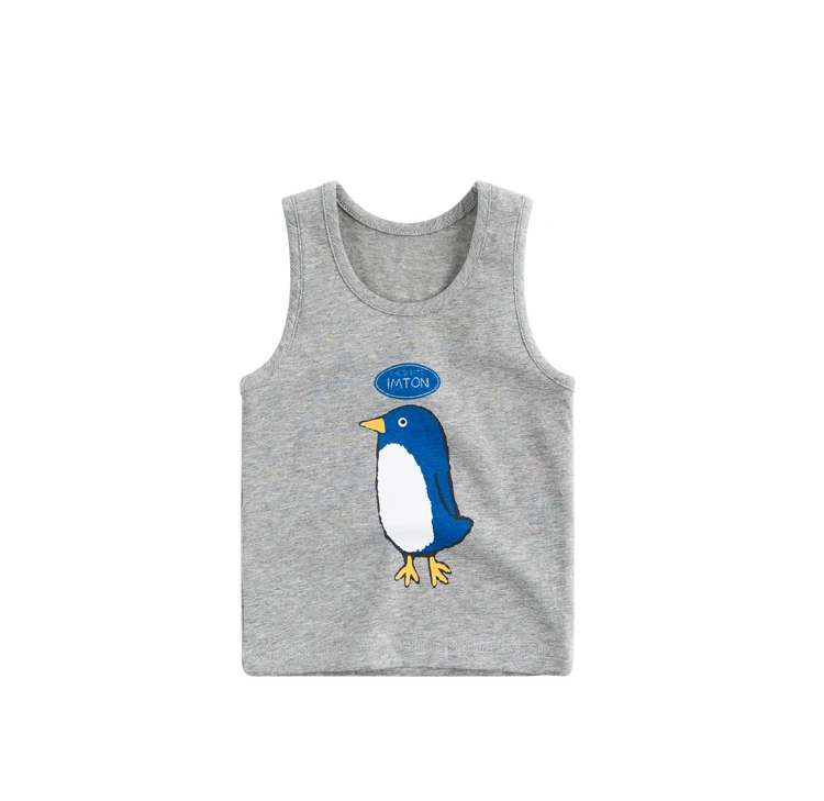 
beach vests new design baby customize printing kids 100% organic cotton tank tops 