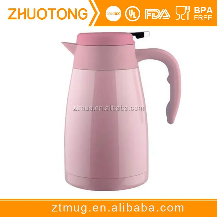 1.6L/ 2.0L SUS304 Stainless Steel Double Wall Vacuum Insulated Thermal Carafe Juf Flask