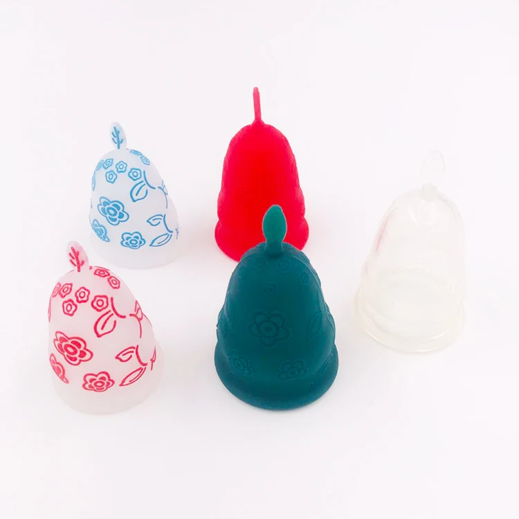 New Customized Hygienic Female Menstrual Cup for Medical Silica Folding and Reusable Clean Menstrual Cup