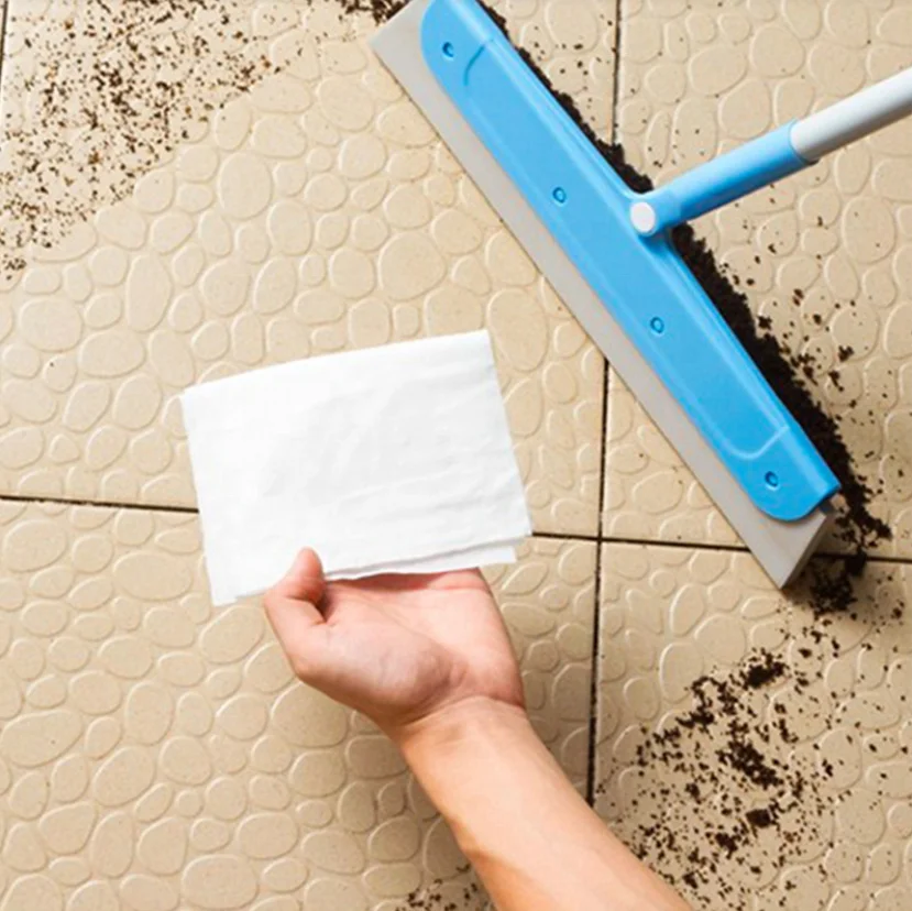 180 degree rotation lazy person clean the floor tile EVA broom head broom