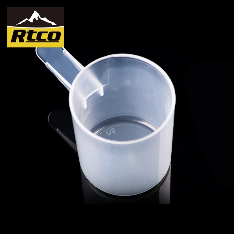 Rtco без добавления бисфенола А измерения красочные мороженое пластиковых литых ложек пластиковая суповая ложка