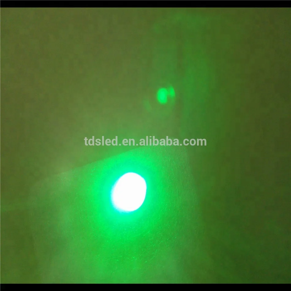 Mixture diffuse lens Green 10mm led lamp for underwater lamp