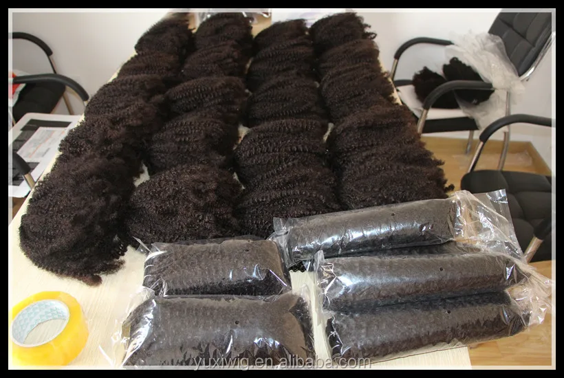 2020 factory wholesale drop shipping shoraw mongolian 4c afro kinky curly human hair weave